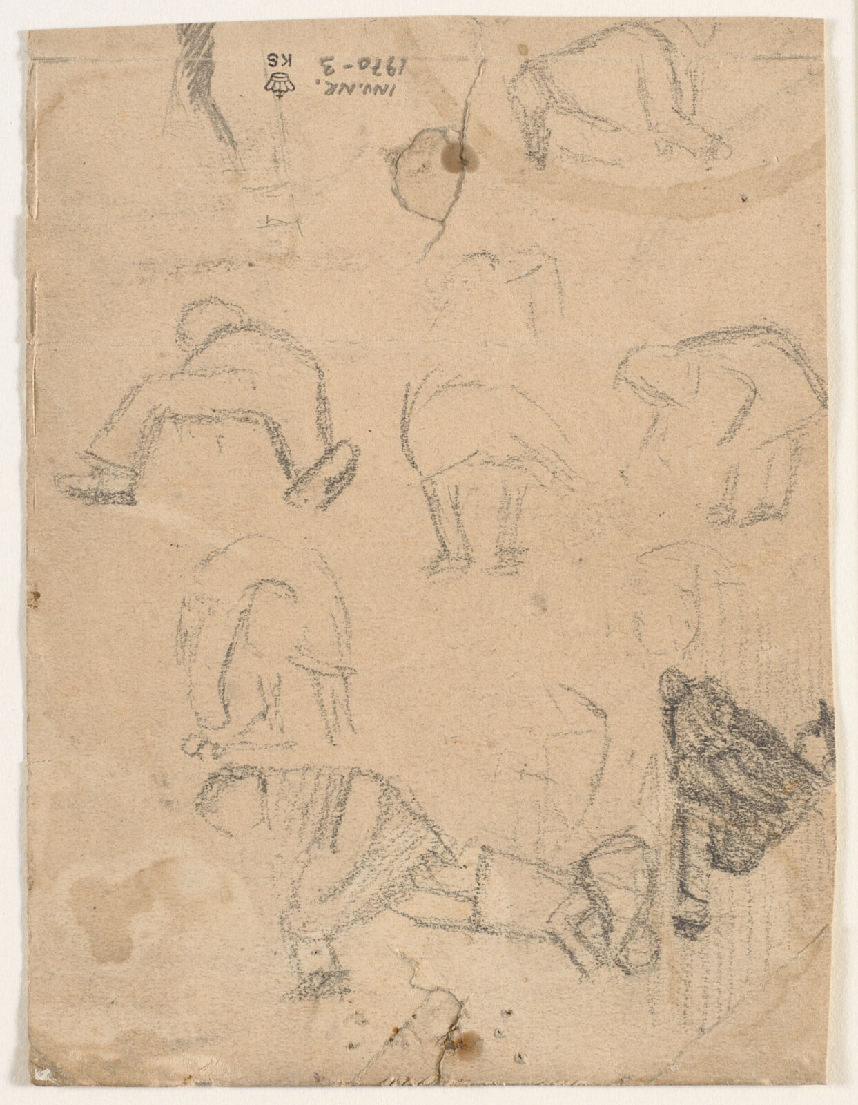 Niels Bjerre, Figurstudier