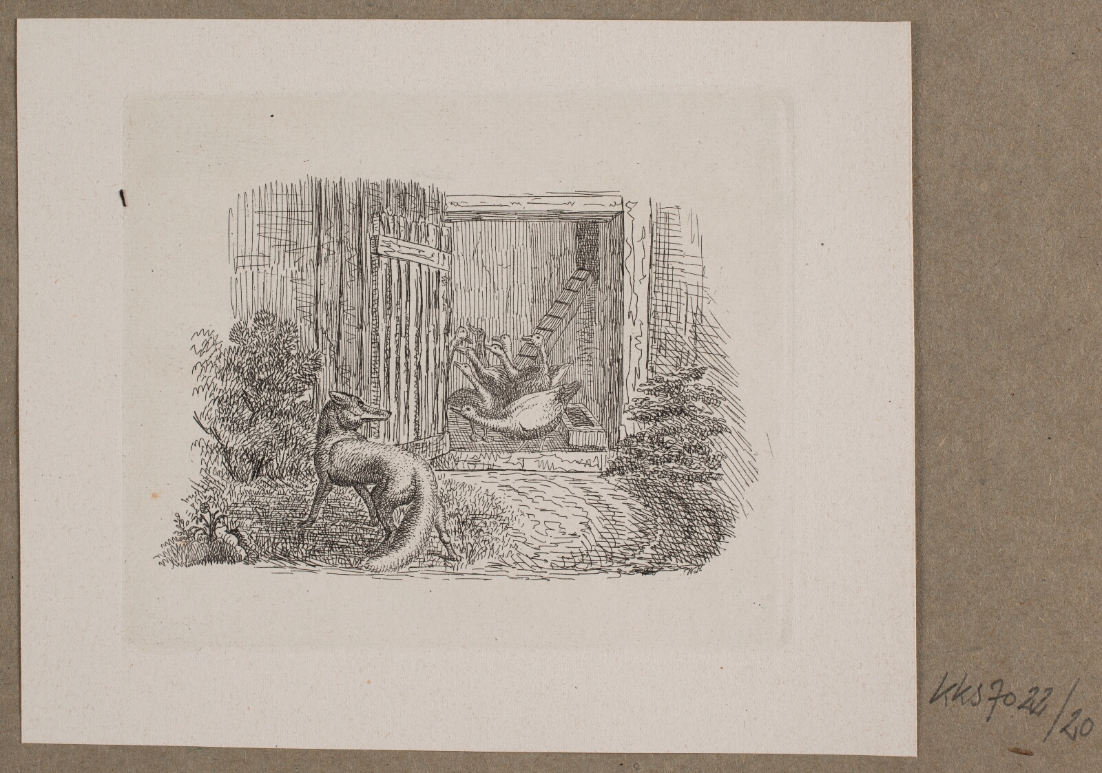 Vilhelm Kyhn, Illustration til O. Specter, "Fabler for Børn"