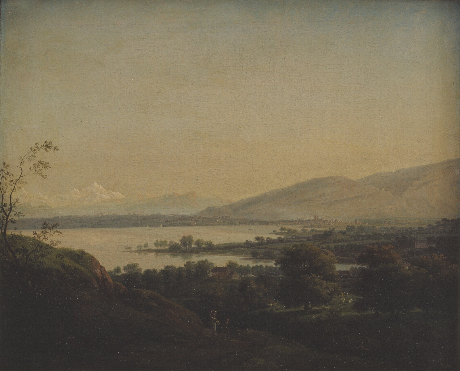 Jens Juel, Udsigt over Lac Léman mod Mont Blanc og Genève