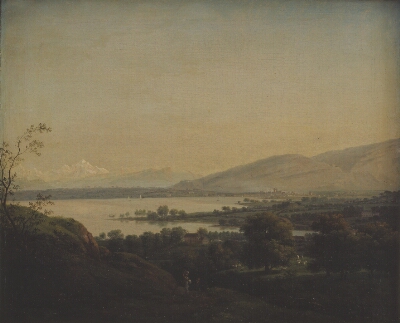 A View Across Lake Leman Towards Mont Blanc and Geneva, Juel, Jens, 1777-1778