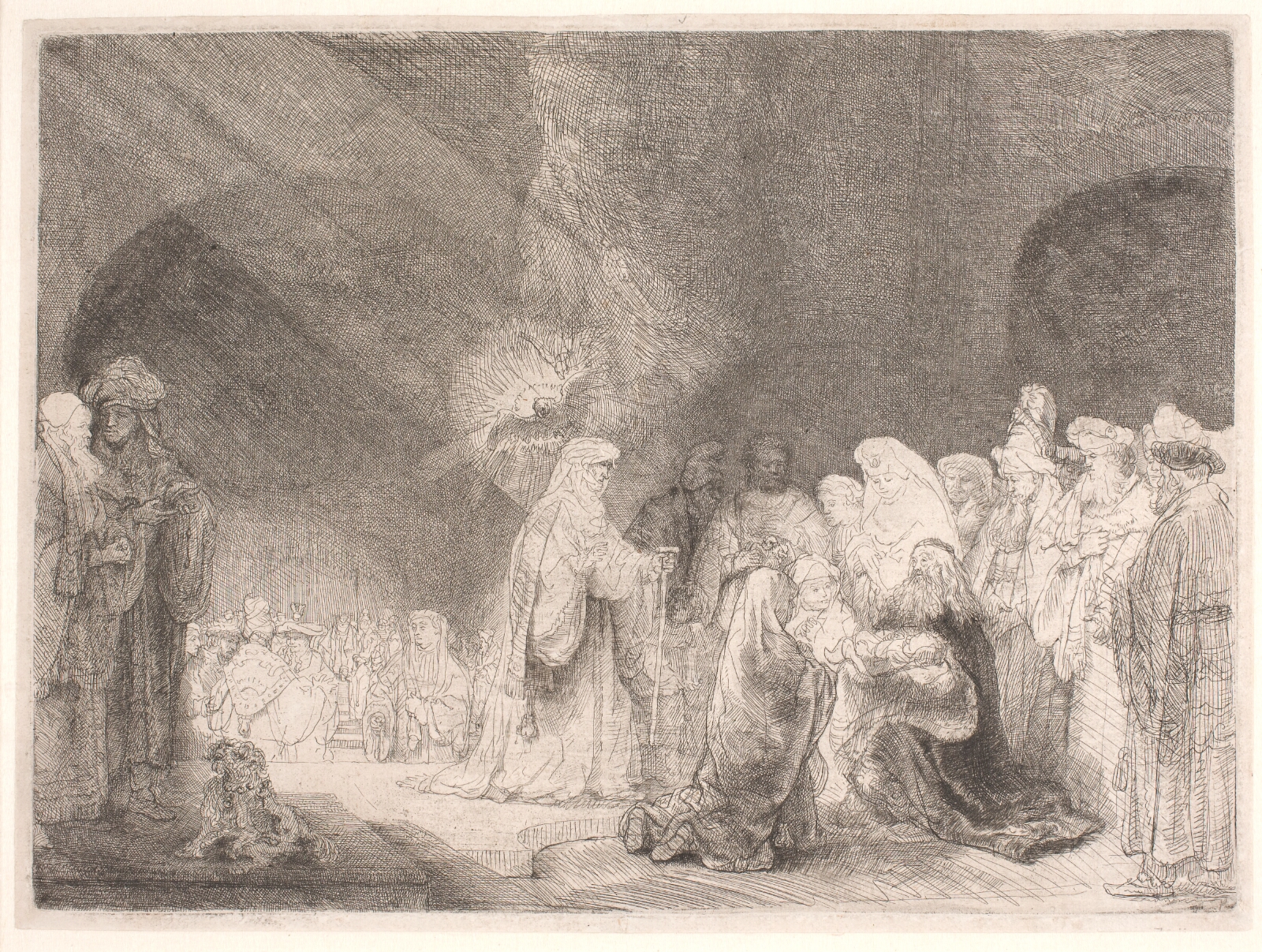 Rembrandt van Rijn, Fremstillingen i templet
