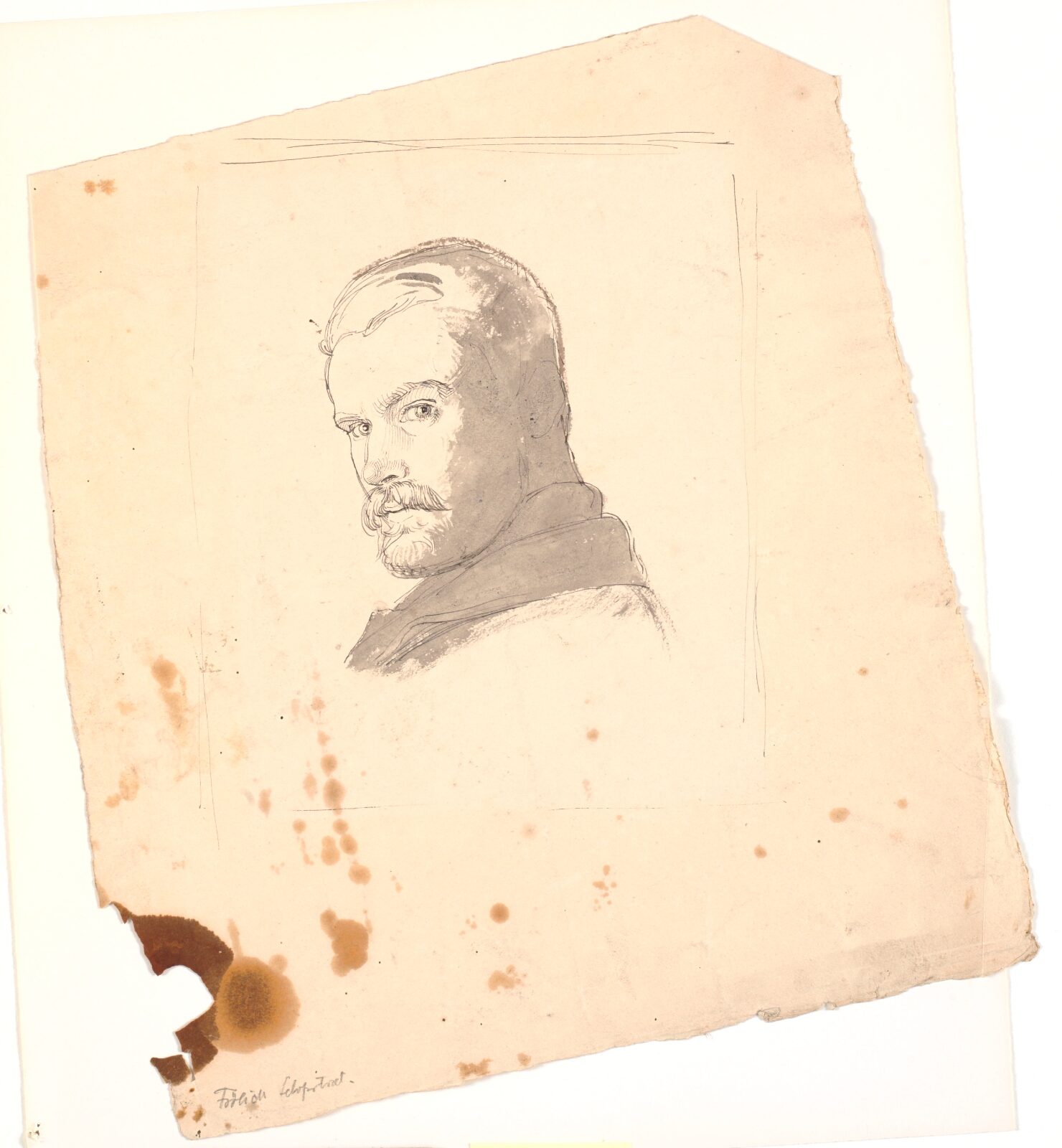 Lorenz Frølich, Selvportræt