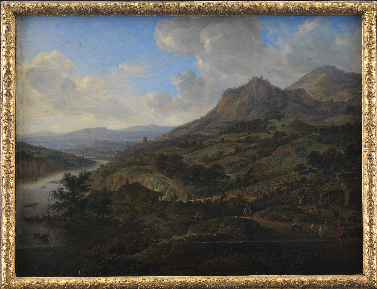 Herman Saftleven, Vinhøst ved Rhinen