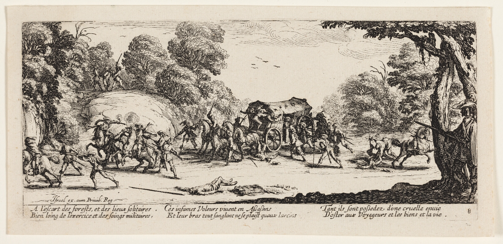 Jacques Callot, En diligence angribes