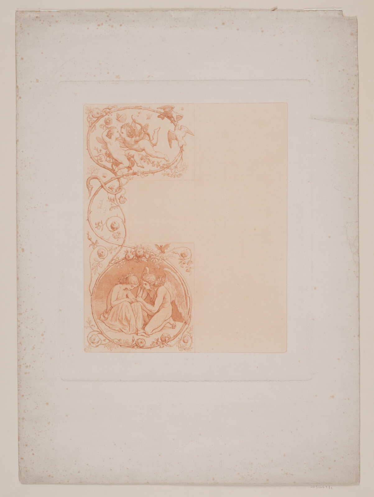 Lorenz Frølich, Illustration til "L`Amour et Psyché"