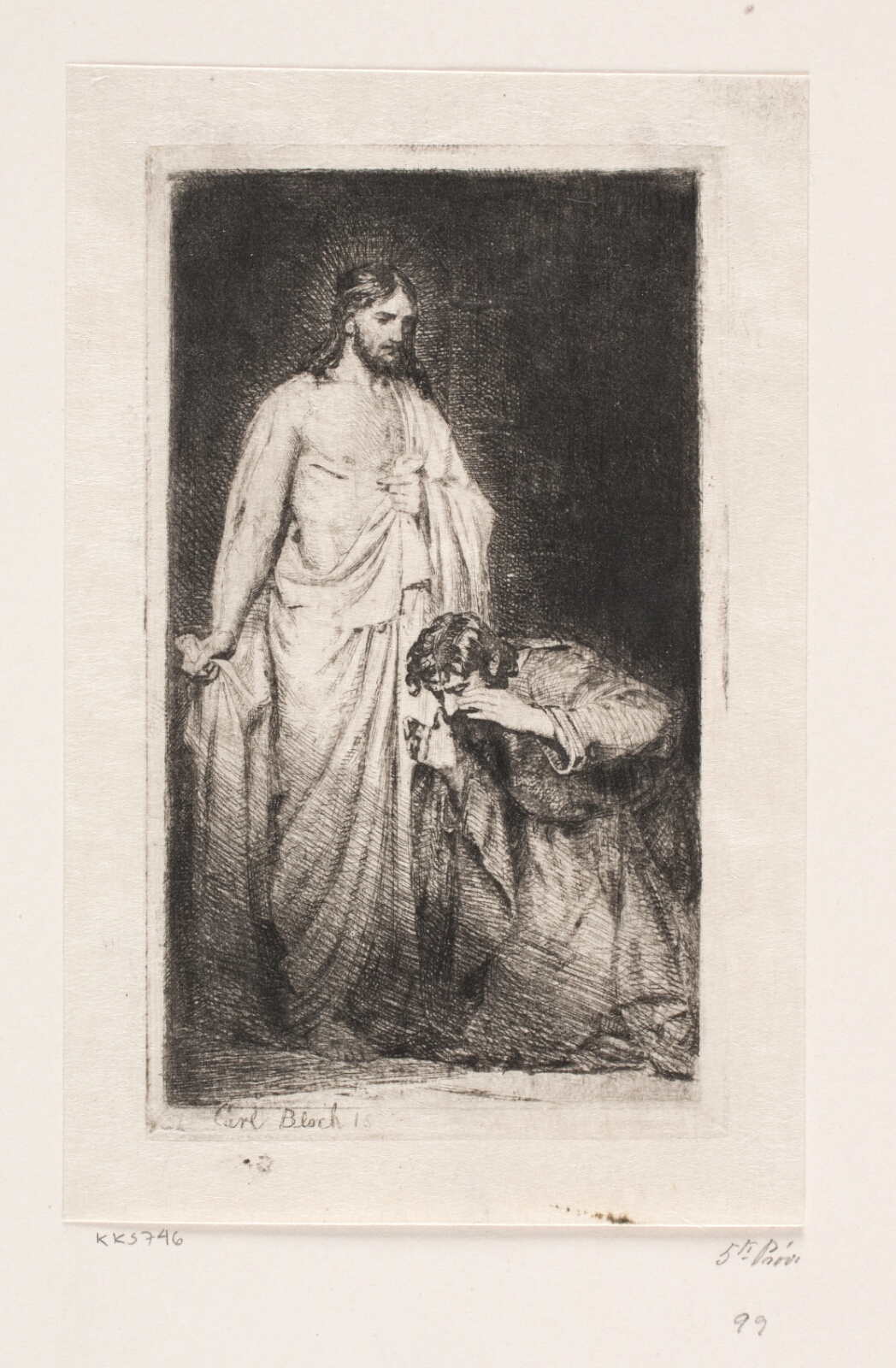 Carl Bloch, Kristus og den vantro Thomas