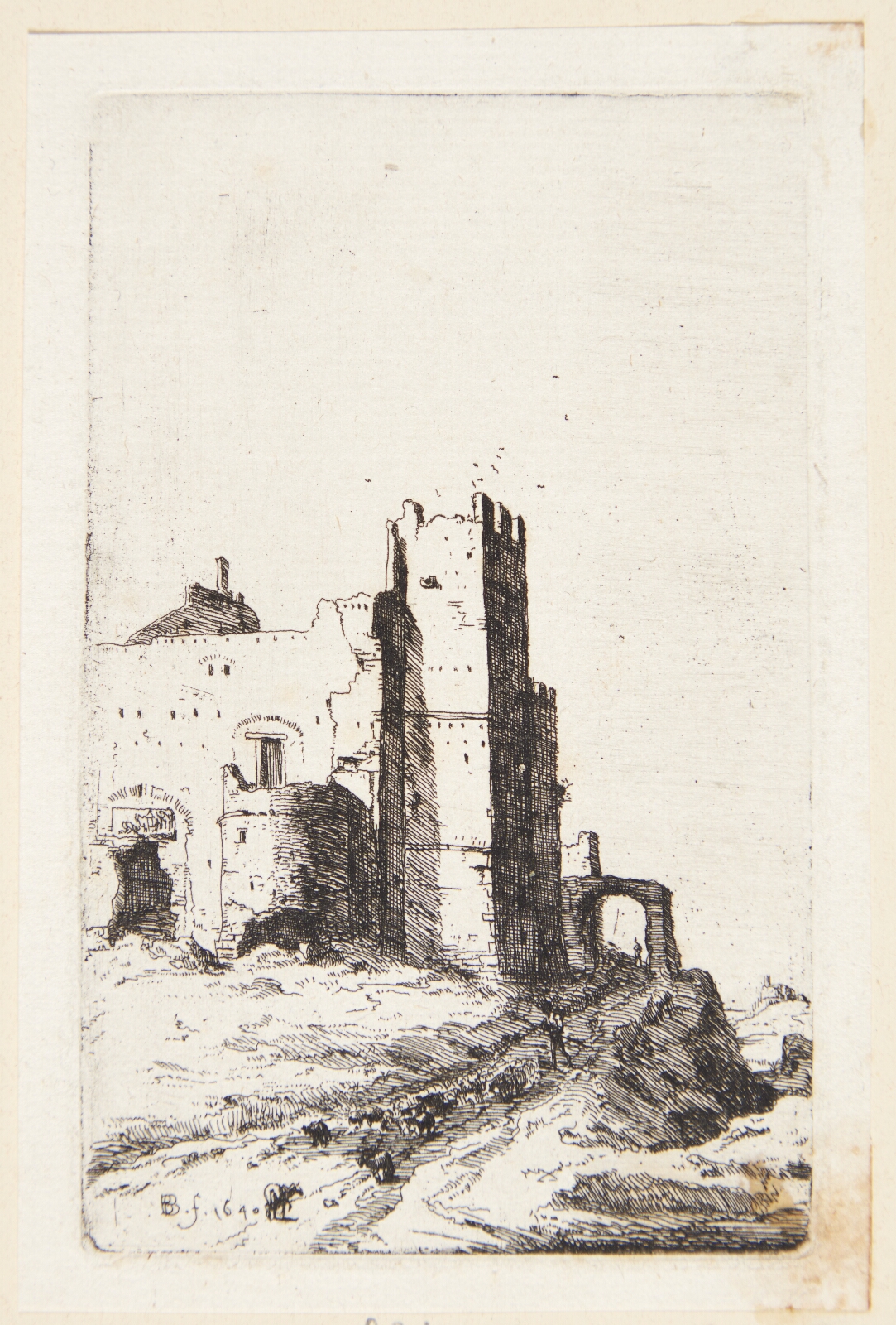 Bartholomeus Breenbergh, Ruiner i Leoni nær Frascati
