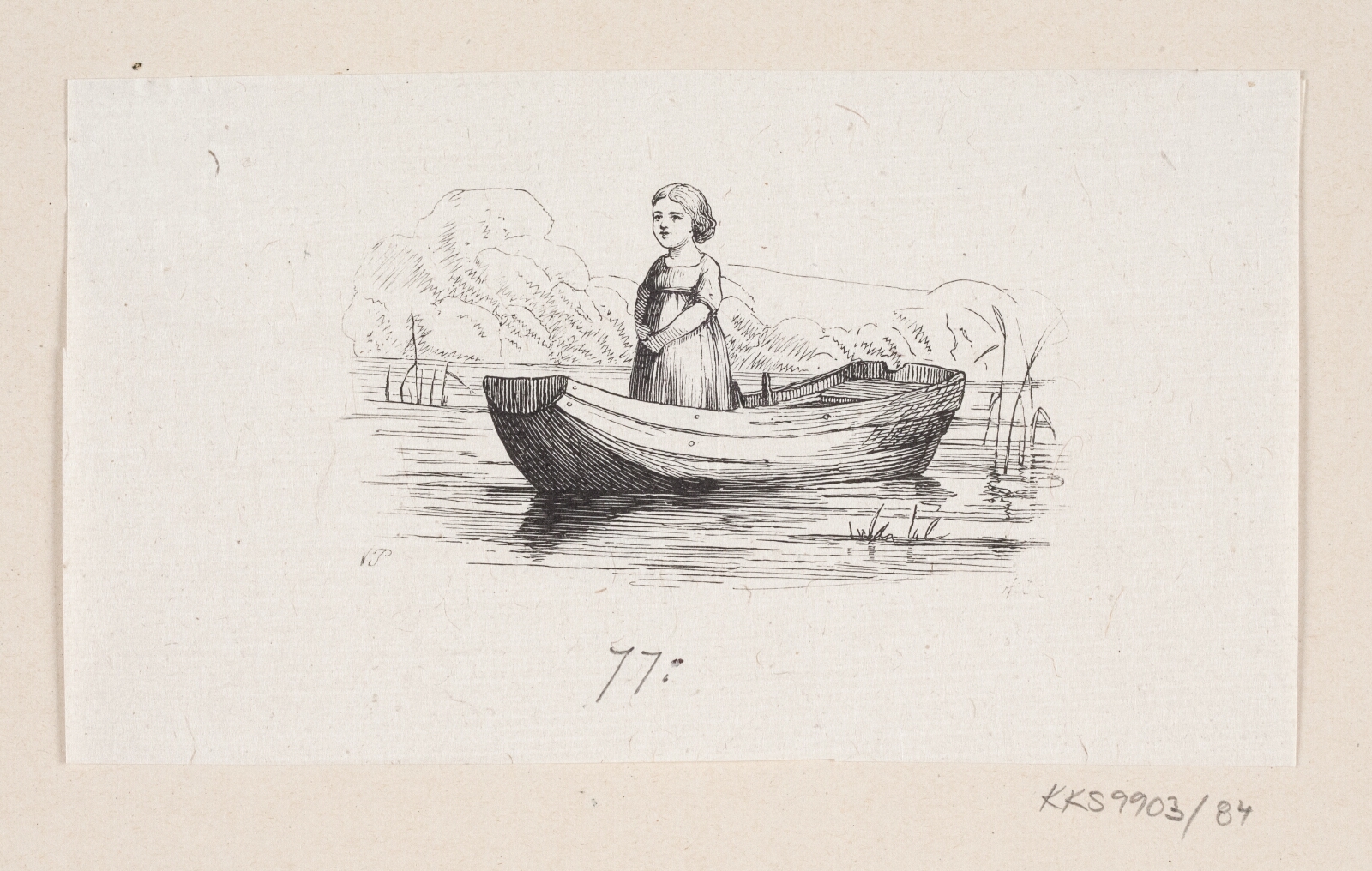H.P. Hansen, Illustration til "Snedronningen" i H.C. Andersen, "Eventyr og Historier", Bind 1