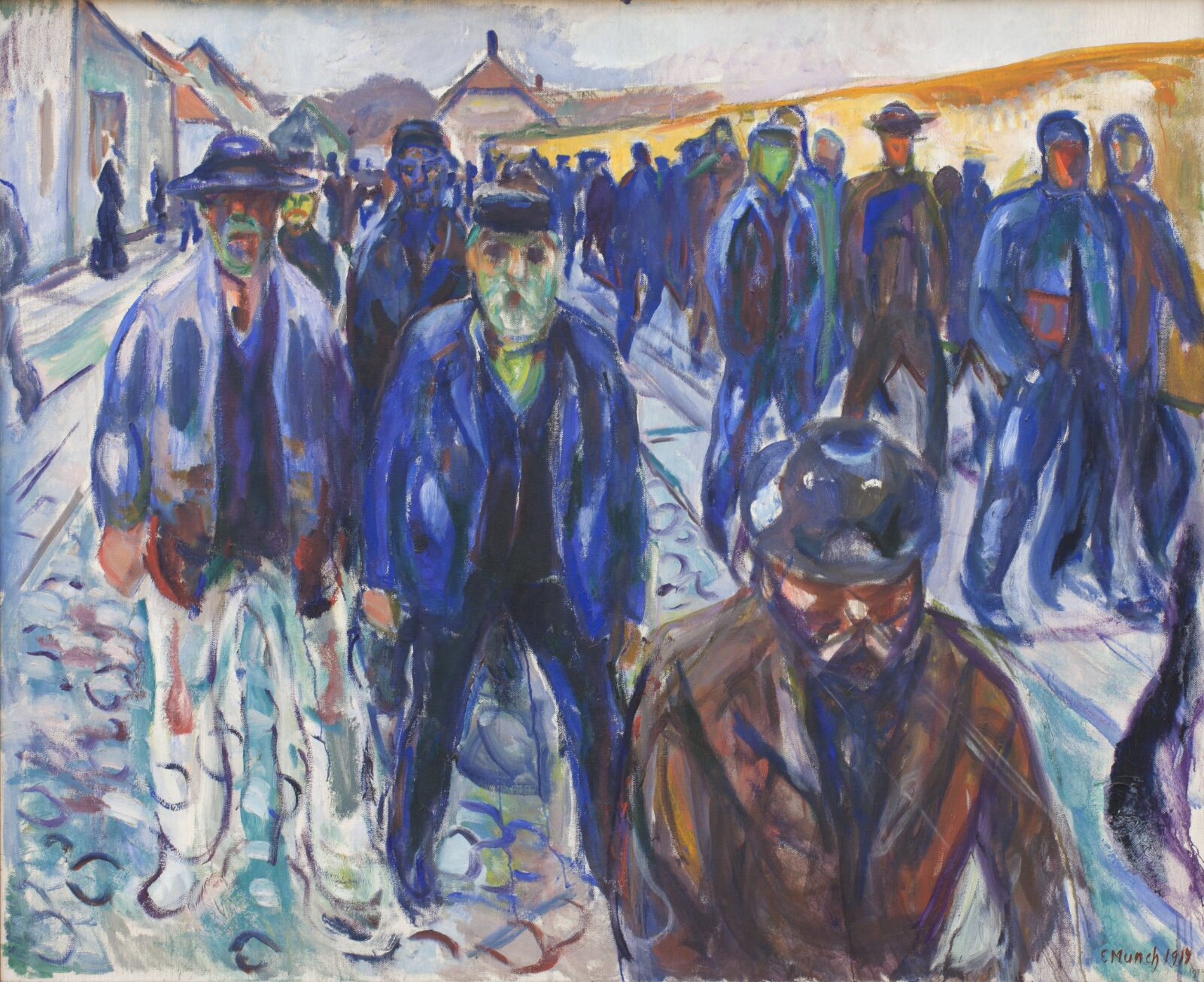 Edvard Munch, Hjemvendende arbejdere