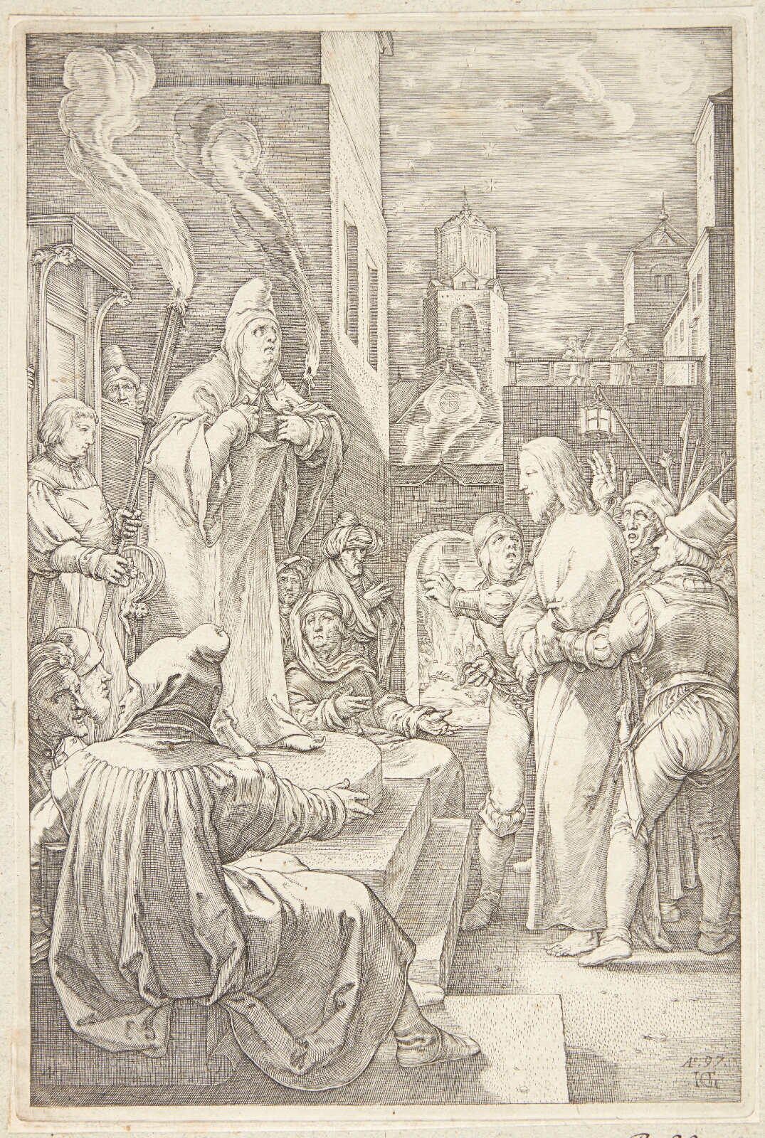 Hendrick Goltzius, Jesus for Rådet