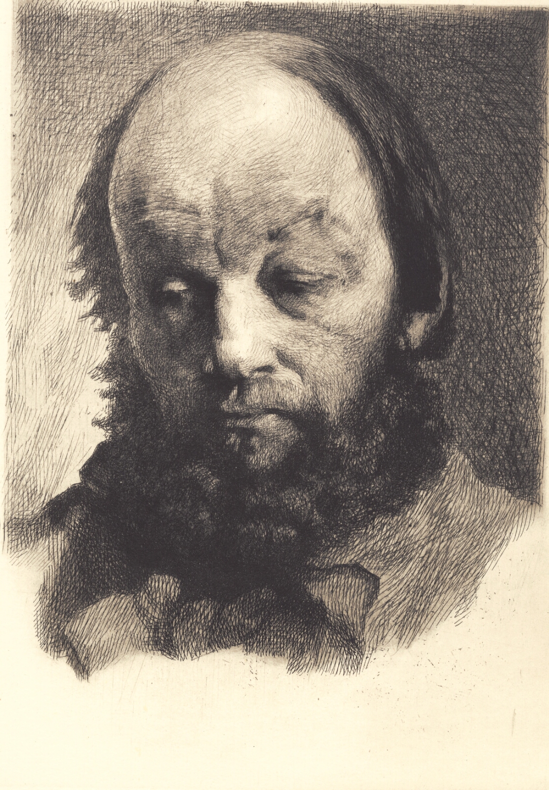 Frans Schwartz, Sortskægget mand, Garibaldi