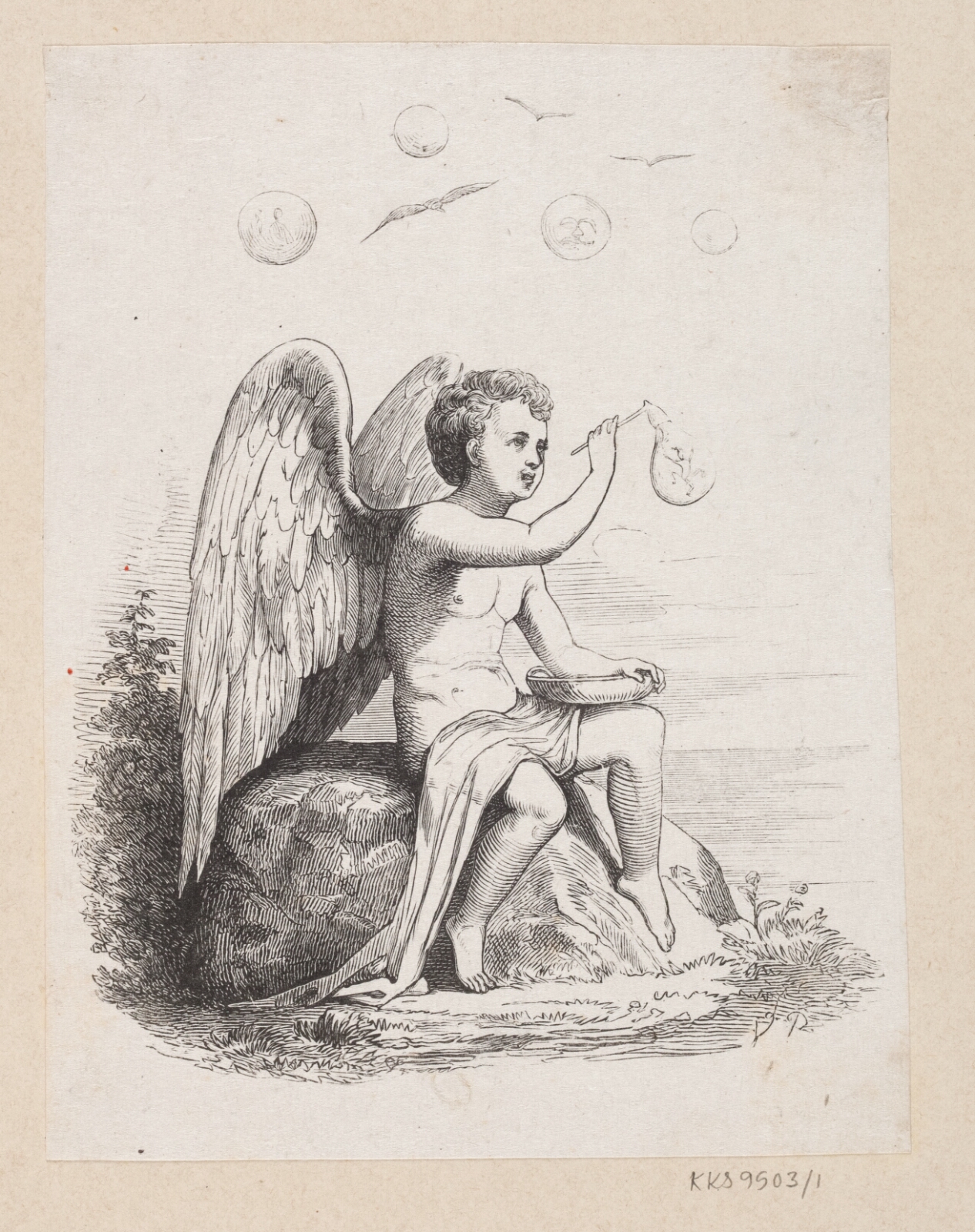 H.P. Hansen, Mellemtitel nr.1 til H.C. Andersen, "Eventyr og Historier", Bind 1