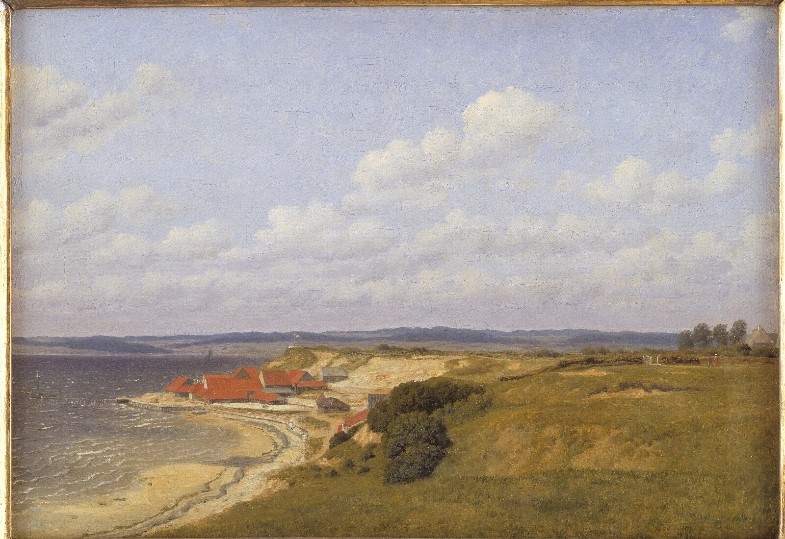 C.W. Eckersberg, Teglværket Renbjærg ved Flensborg Fjord