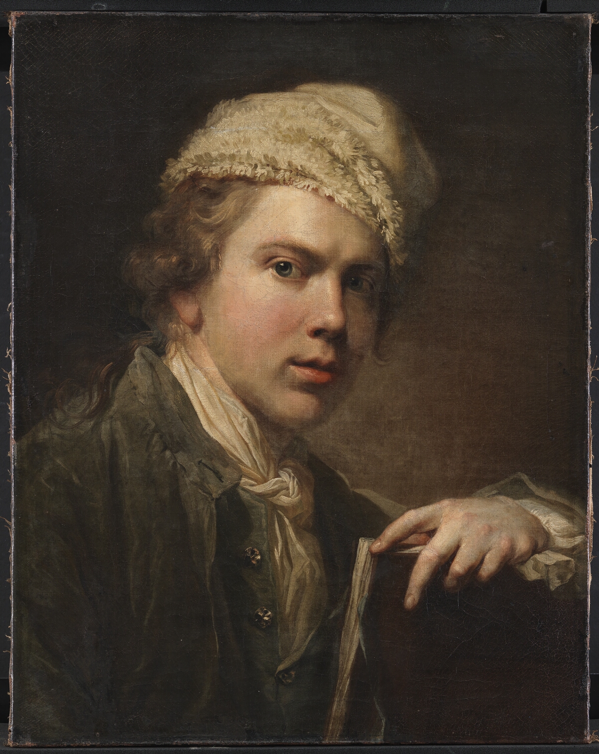 Self-Portrait with Drawing Portfolio