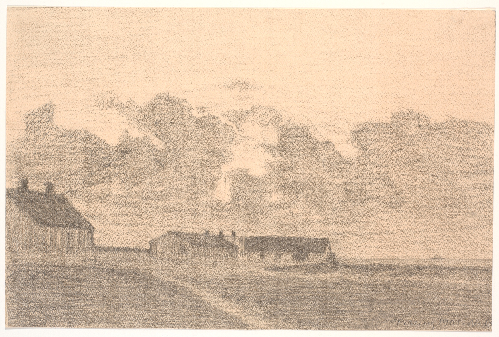 Niels Bjerre, Den gamle gæstgivergård i Ferring
