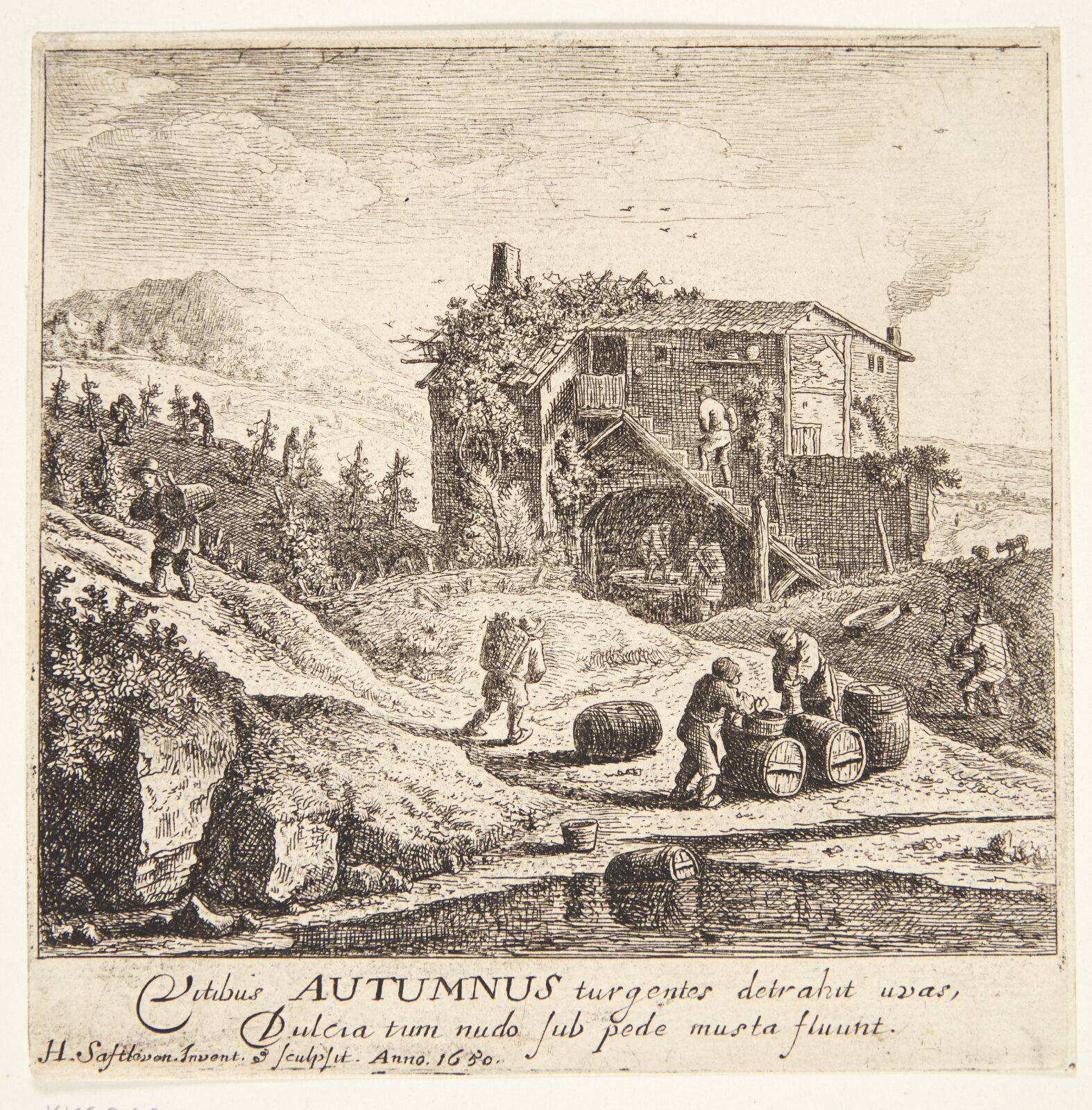 Herman Saftleven, Efterår