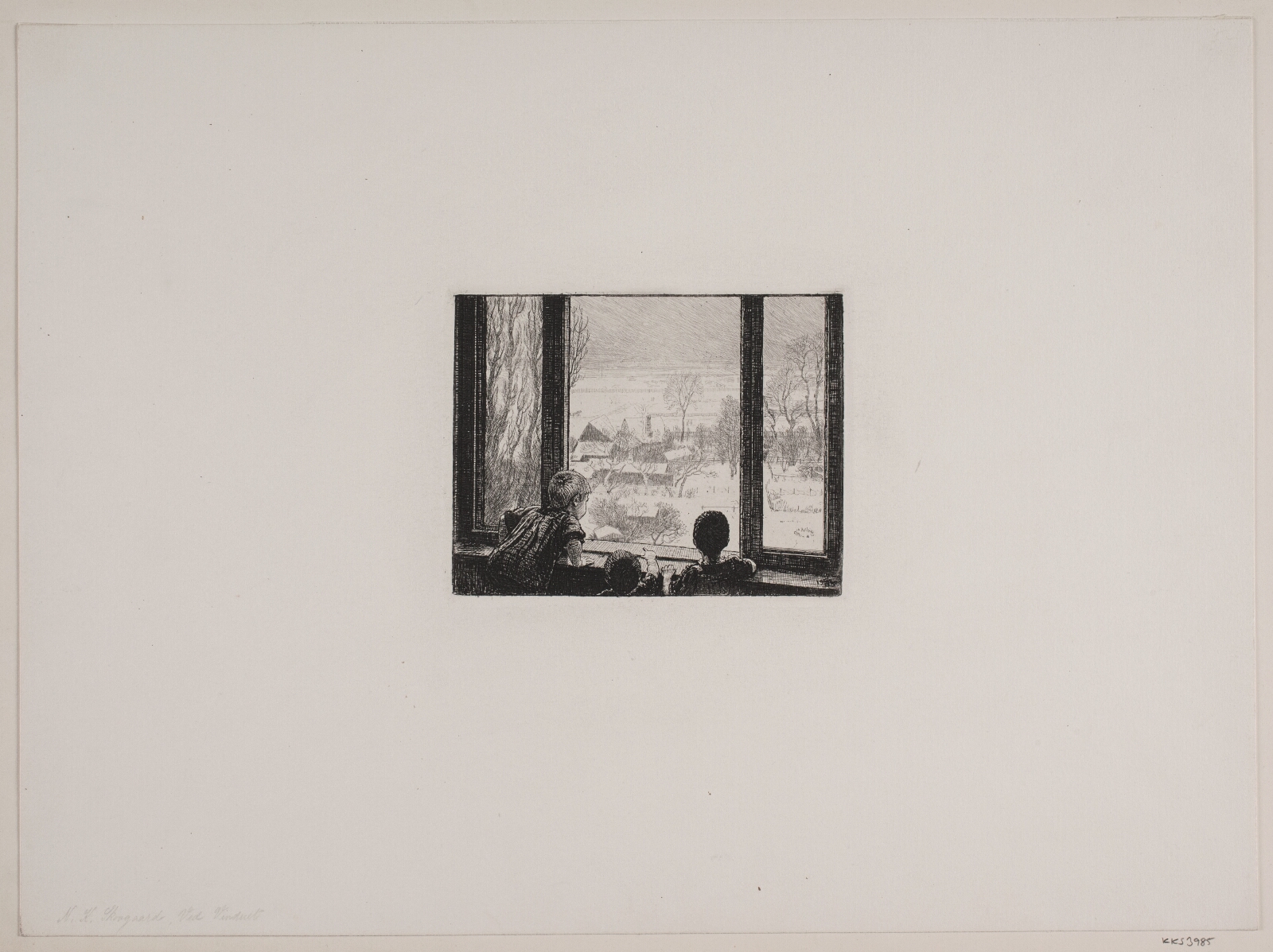 Niels Skovgaard, Børnene ved vinduet