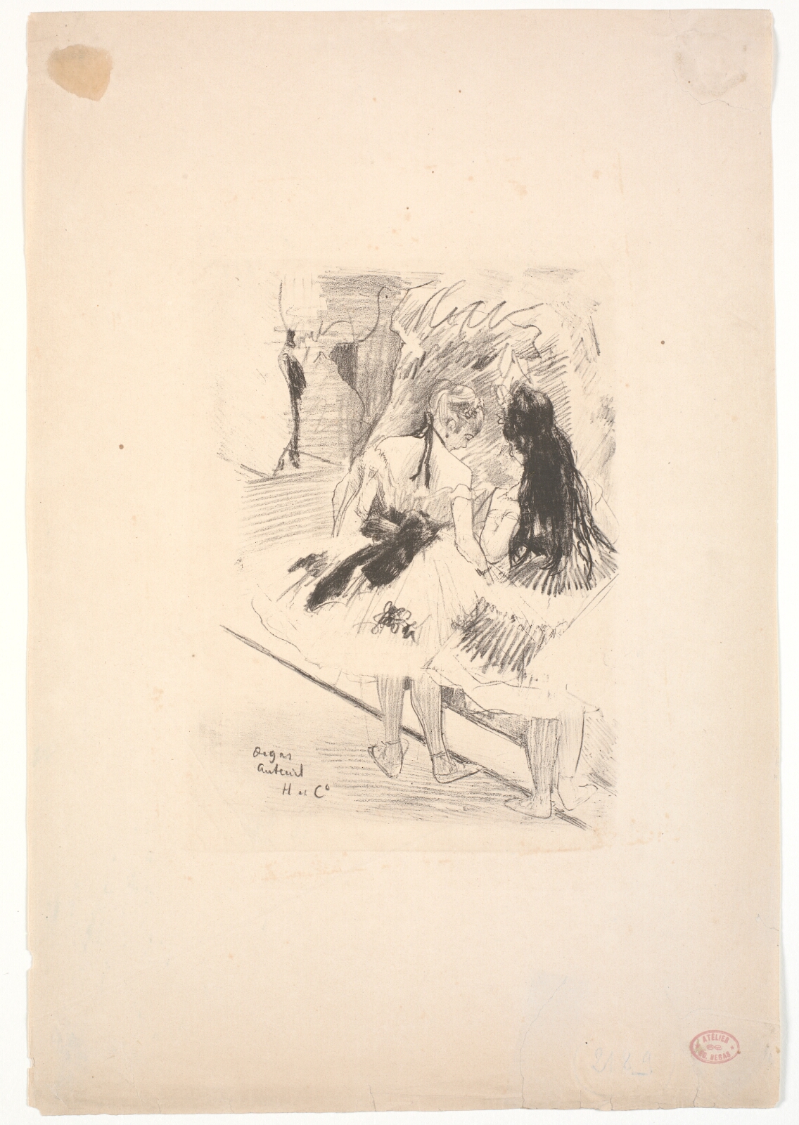 Edgar Degas, Dans la coulisse