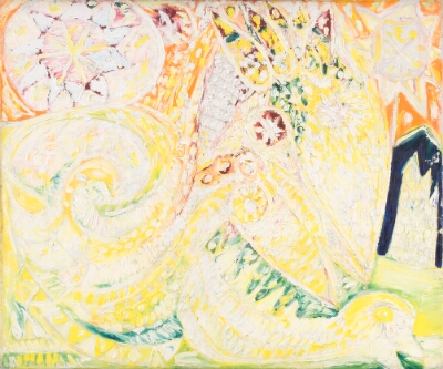 Yellow Birds and a Tree