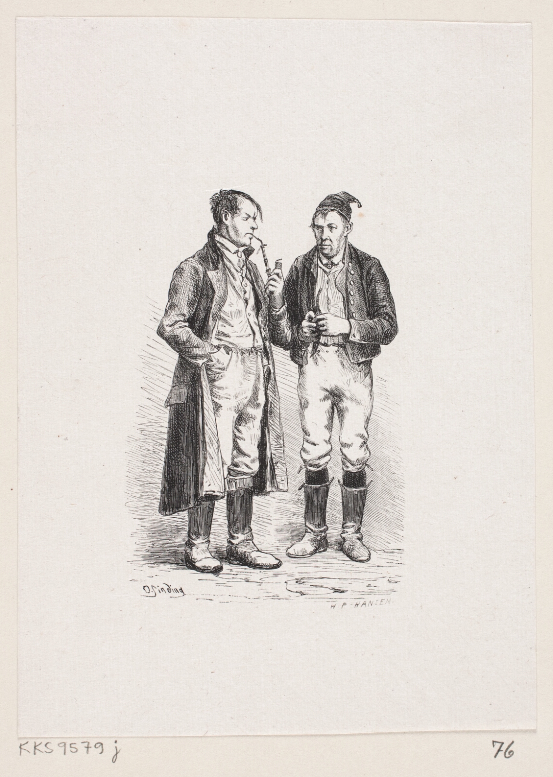H.P. Hansen, Illustration til "Dumme Mænd og Trold til Kjærringer"