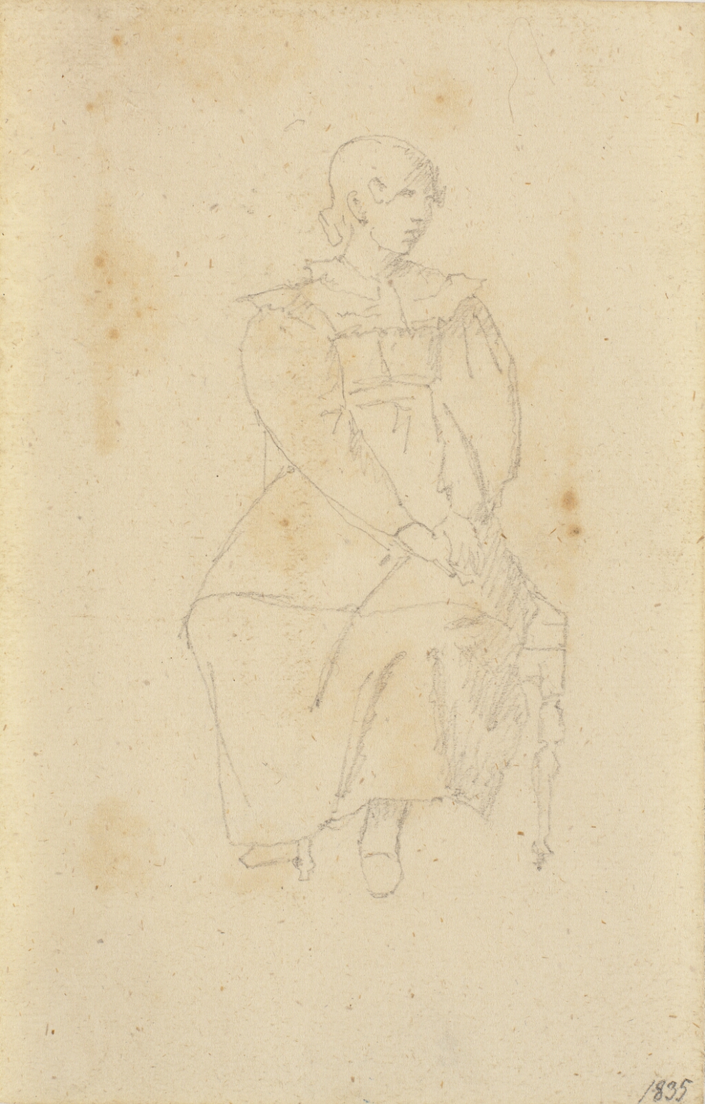Christen Købke, Kunstnerens søster Adolfine