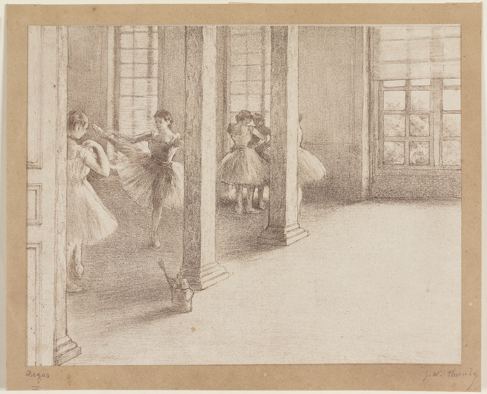 Georges William Thornley, La Répétition De Danse (Danseøvelser)