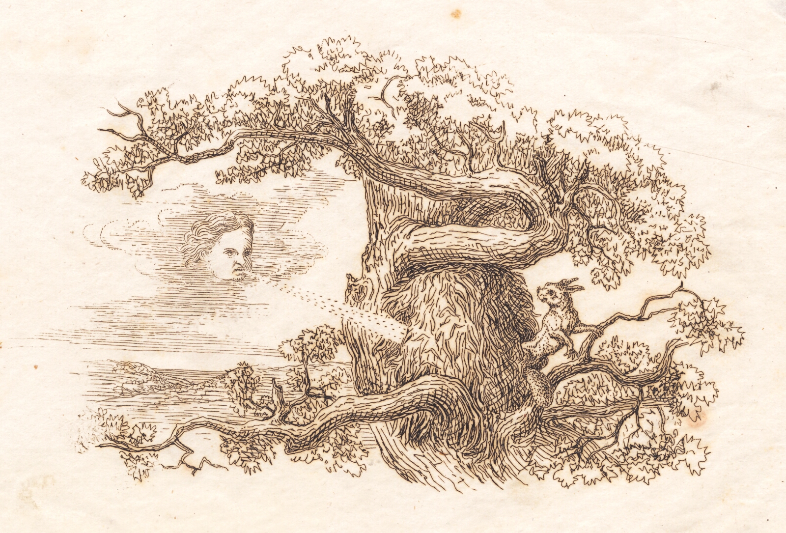 Martinus Rørbye, Illustration til "Halvhundrede Fabler for Børn" af Hey