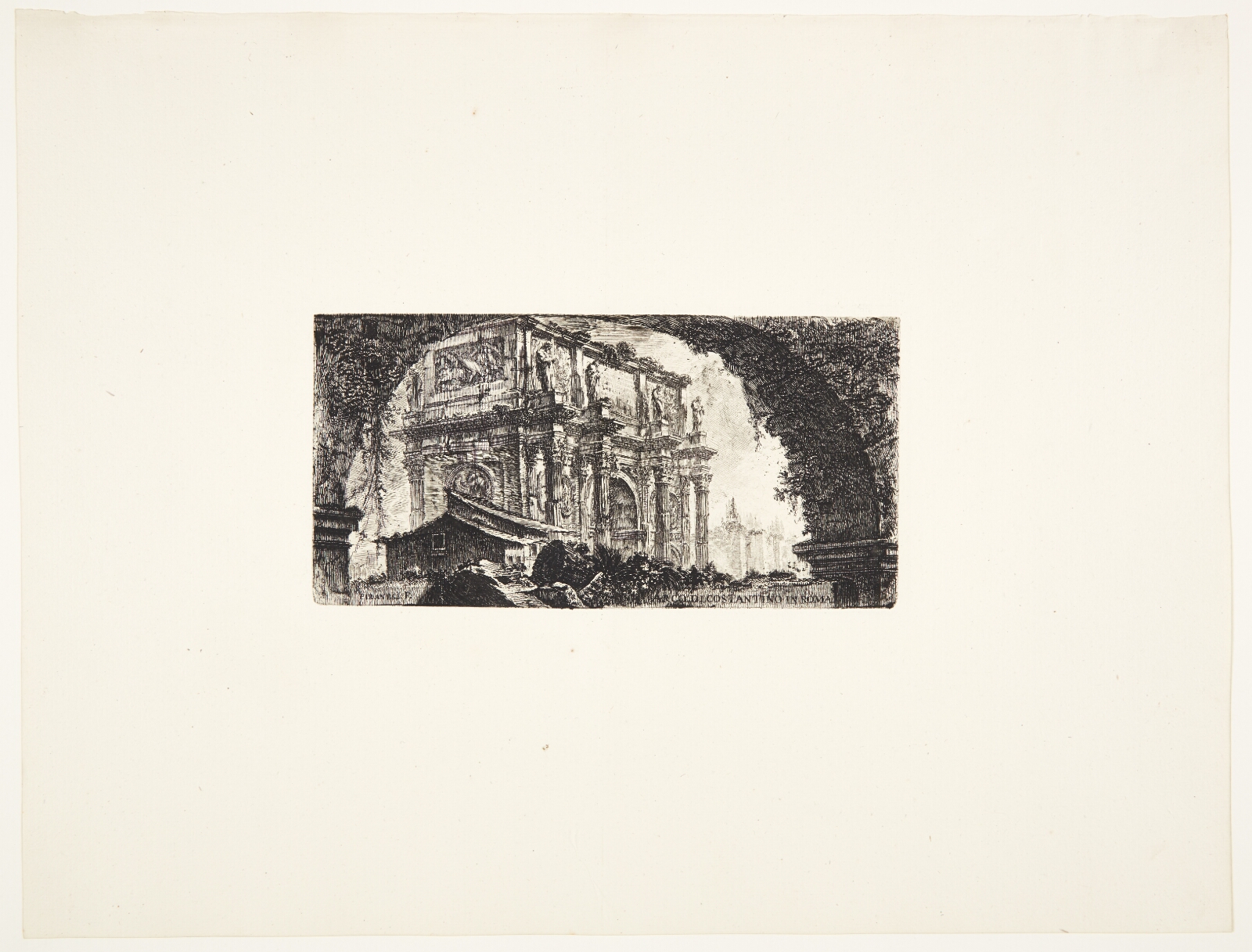 Giovanni Battista Piranesi, Konstantin's triumfbue i Rom