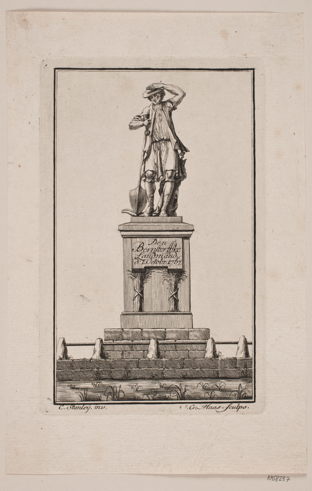 Georg Haas, Den Bernstoffske landmand