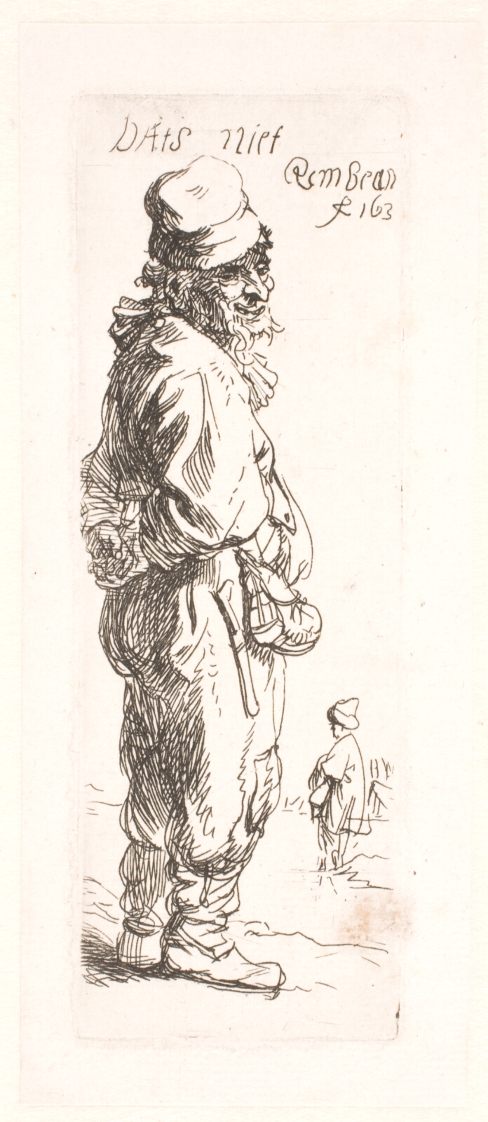 Rembrandt van Rijn, Bonde, der besvarer et spørgsmål