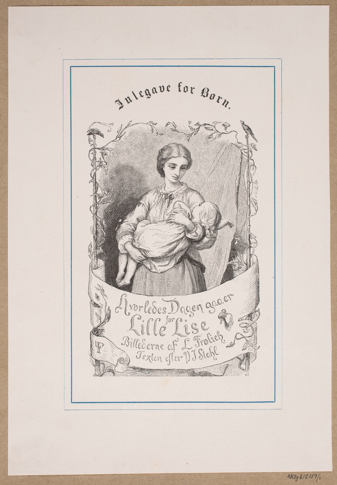 Lorenz Frølich, Illustration til "Hvorledes Dagen gaaer for Lille Lise"