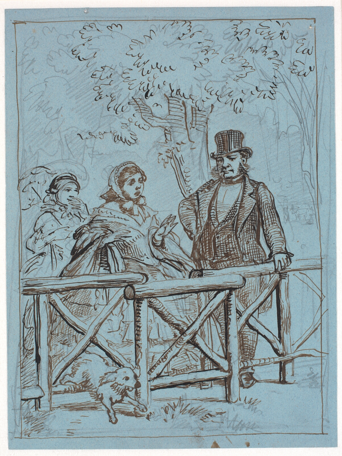 Wilhelm Marstrand, Krinolinens besværligheder