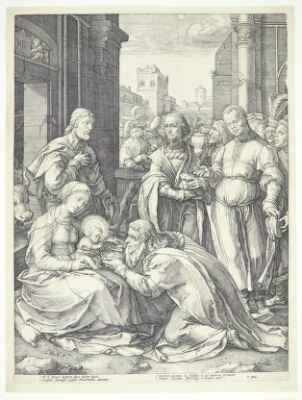 Adoration of the Magi, Goltzius, Hendrick, 1594