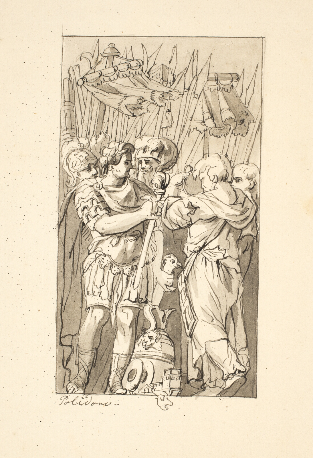 Polidoro da Caravaggio, Scene fra romersk historie