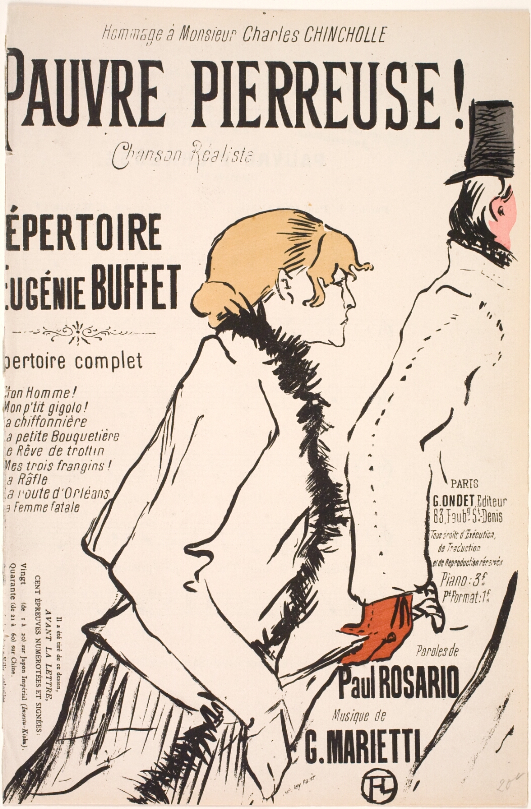Henri de Toulouse-Lautrec, Pauvre Pierreuse!