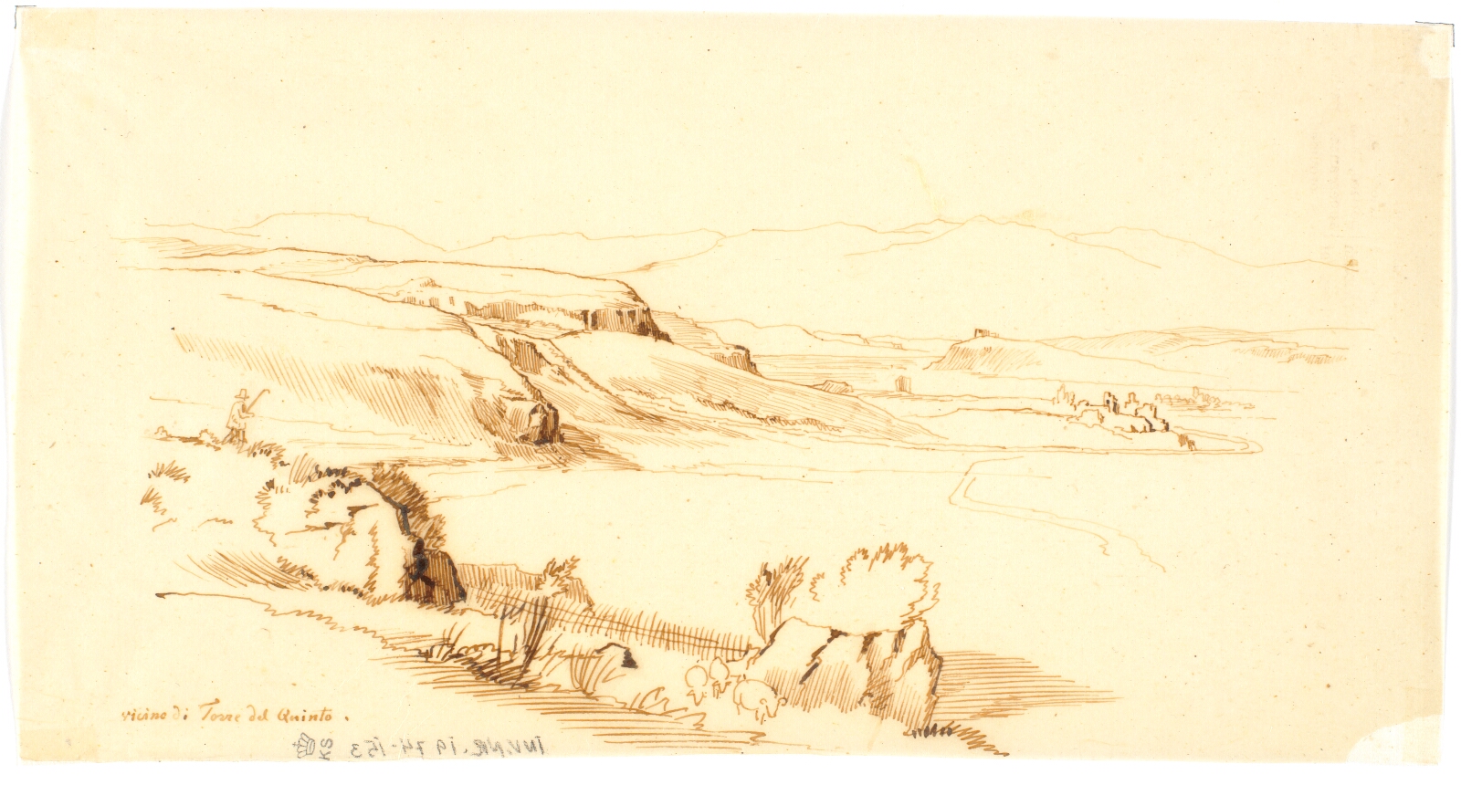 Martinus Rørbye, vicino di Torre del Quinto