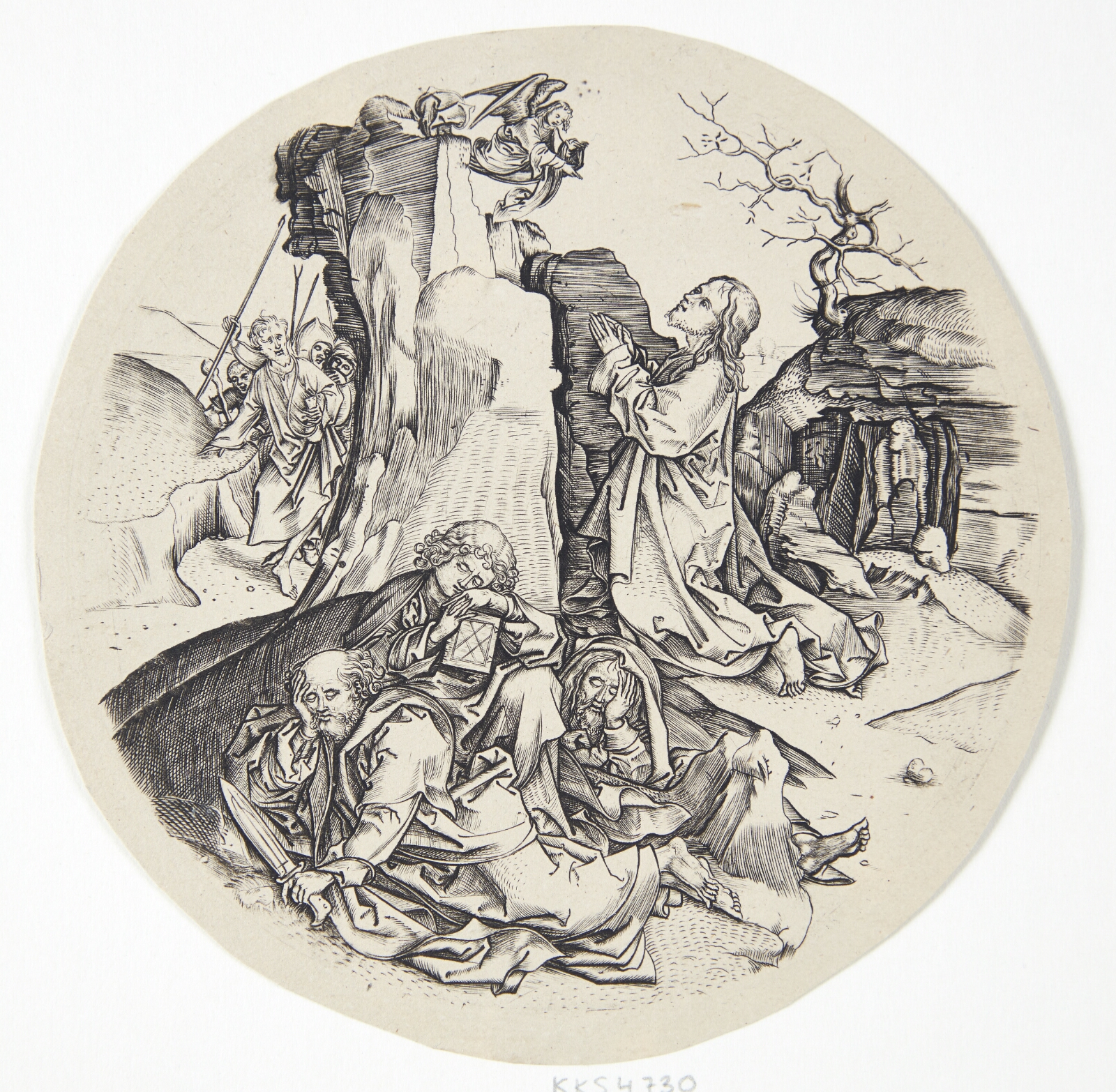 Martin Schongauer, Kristus i Getsemane have