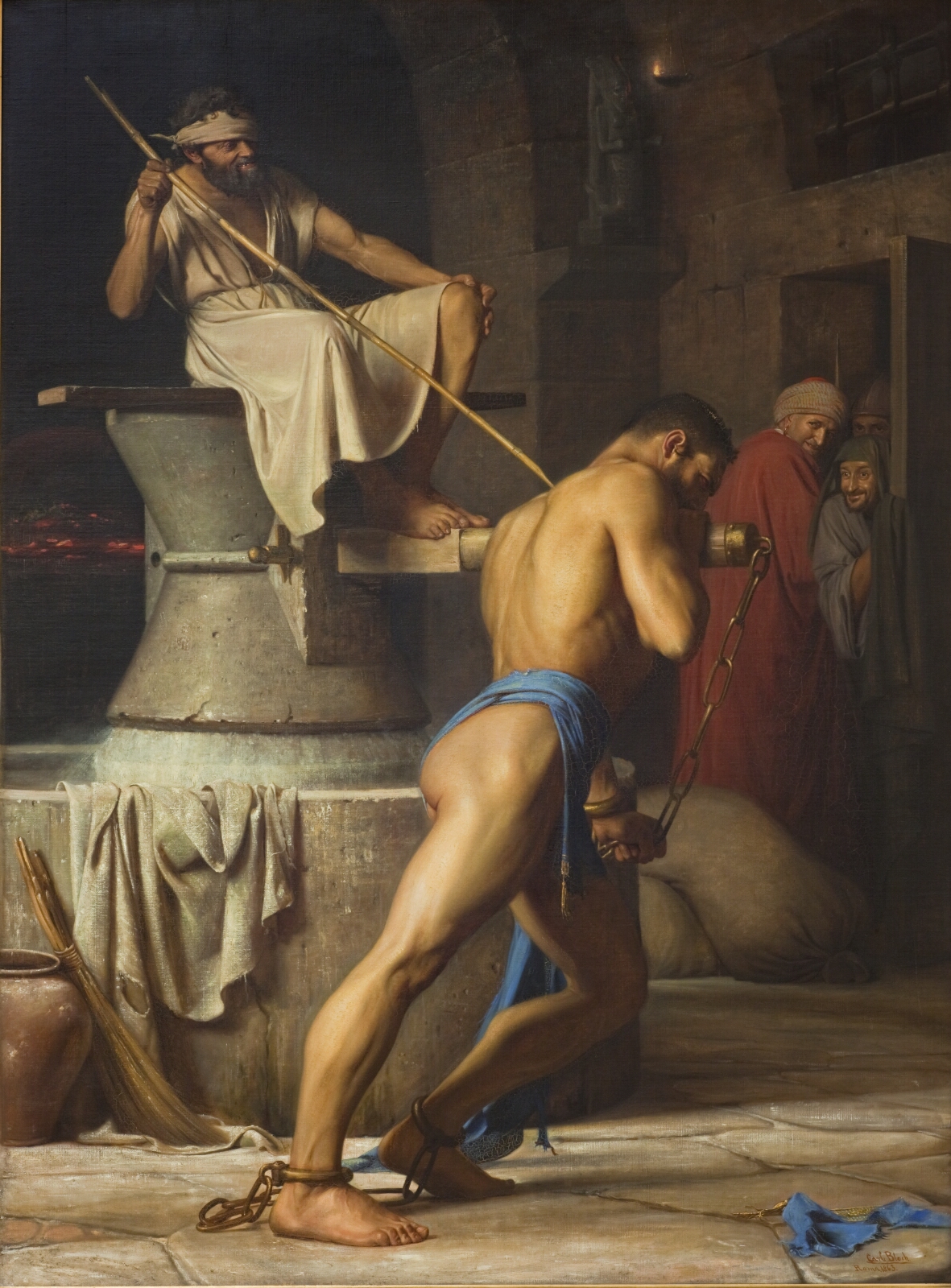Carl Bloch, Samson hos filistrene
