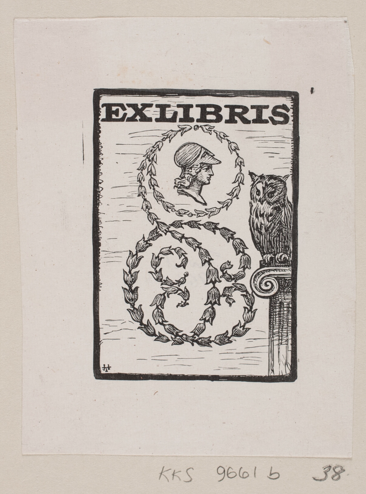 Exlibris, 1856 – 1935, Müller, Herman Rudolf, Tegner, Hans | SMK Open