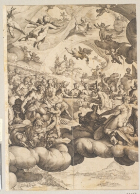 The Wedding of Cupid and Psyche, Goltzius, Hendrick, 1587
