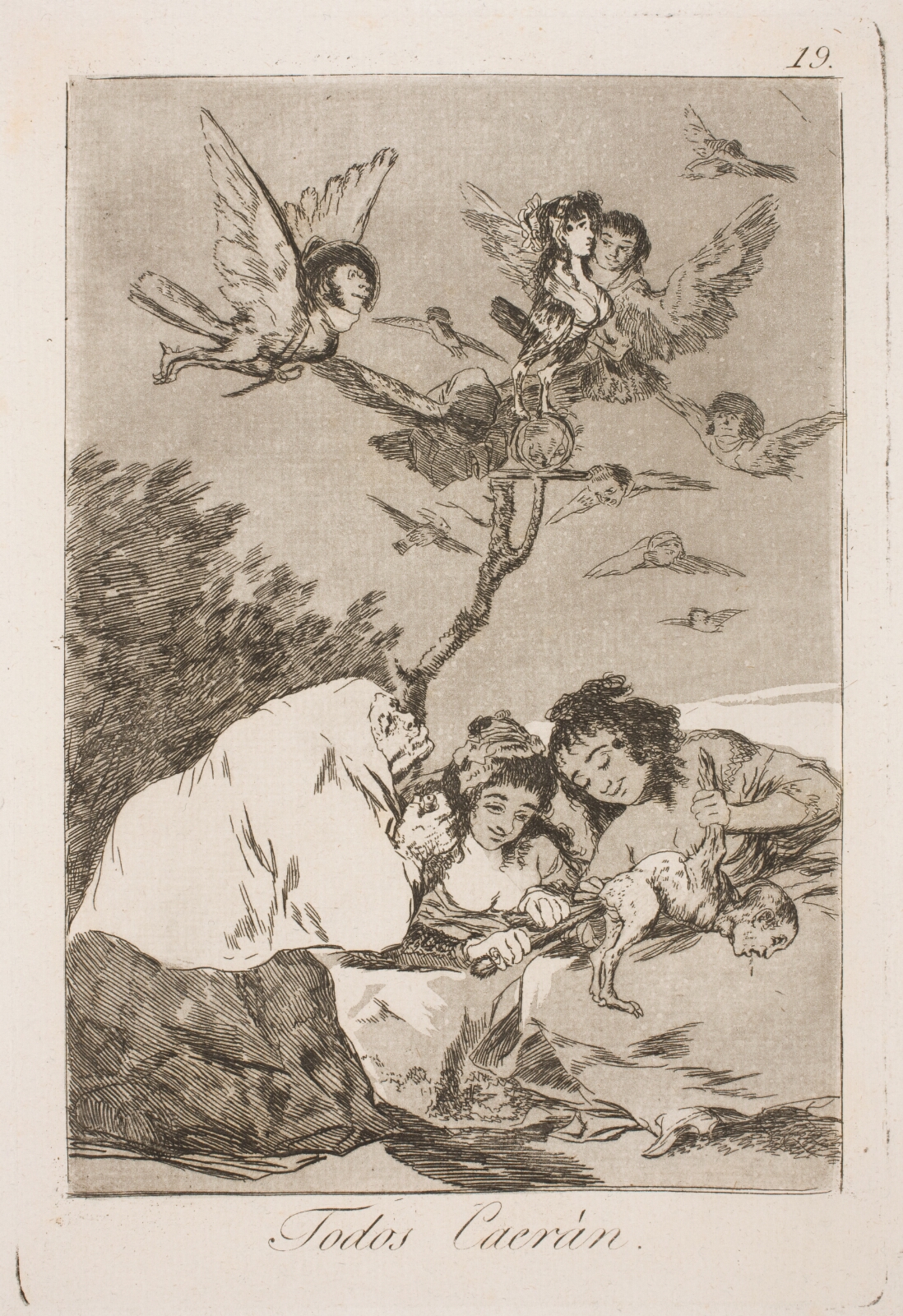 Francisco de Goya, De vil alle falde ned