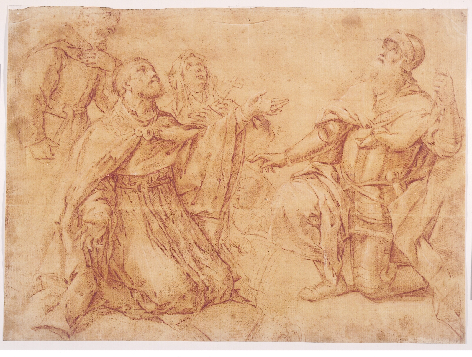Luca Giordano, Helgenerne Augustin, Nicholas af Tolentino, Teresa og William