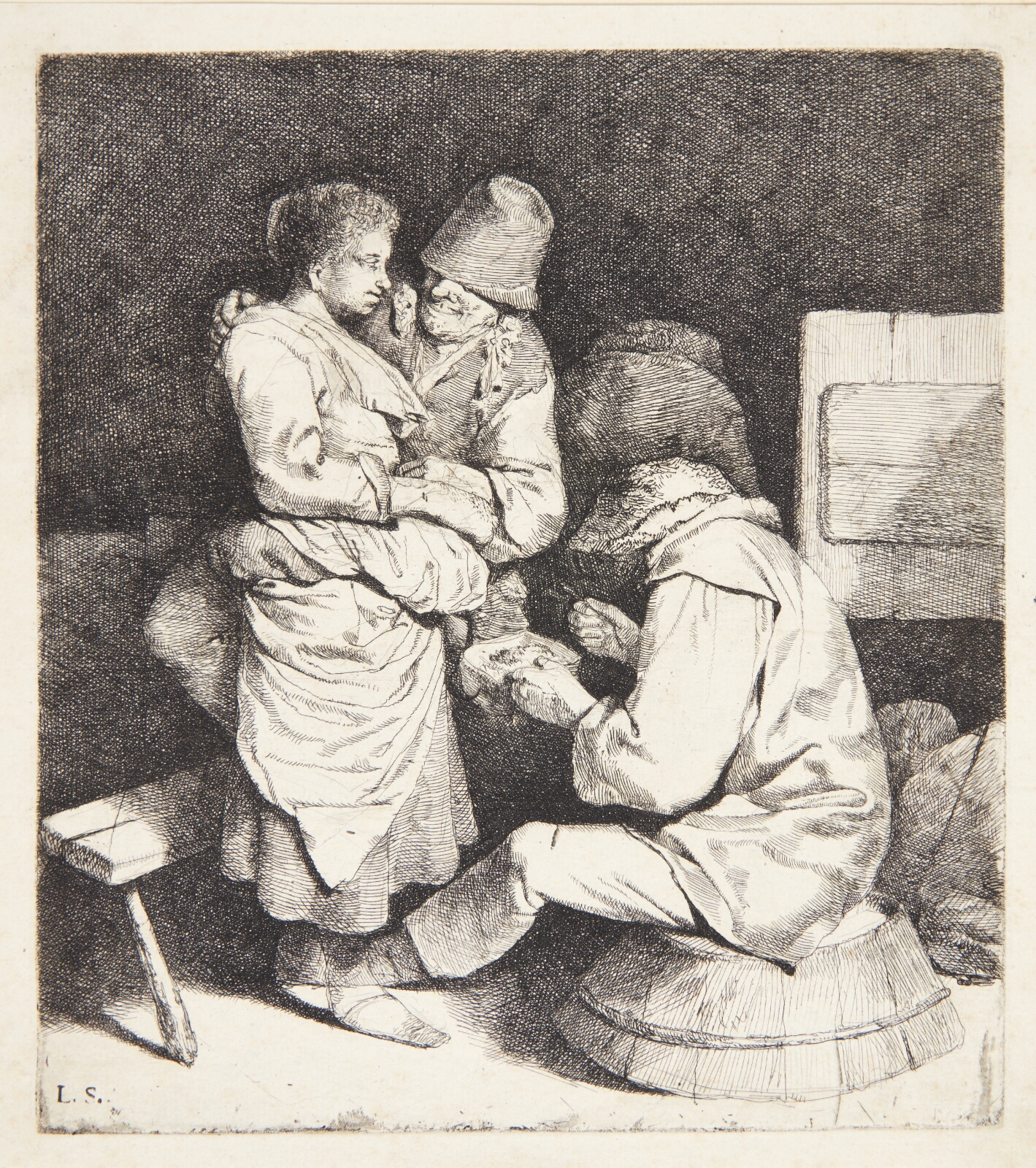 Cornelis Pietersz Bega, Ung værtinde i en krostue