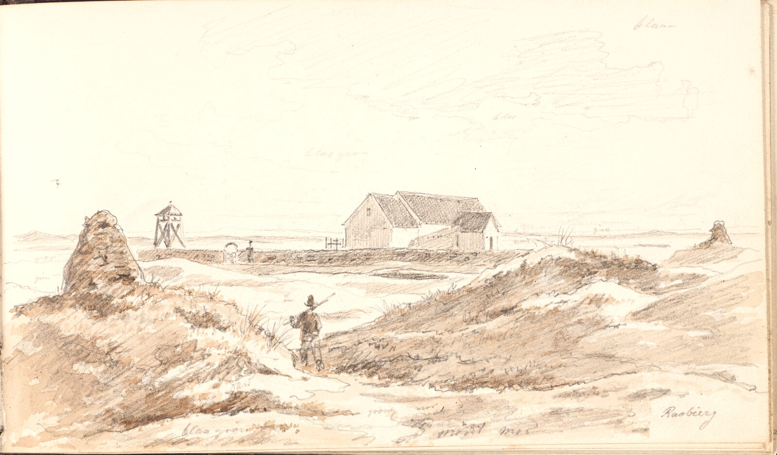 Martinus Rørbye, Klitlandskab ved Råbjerg Kirke