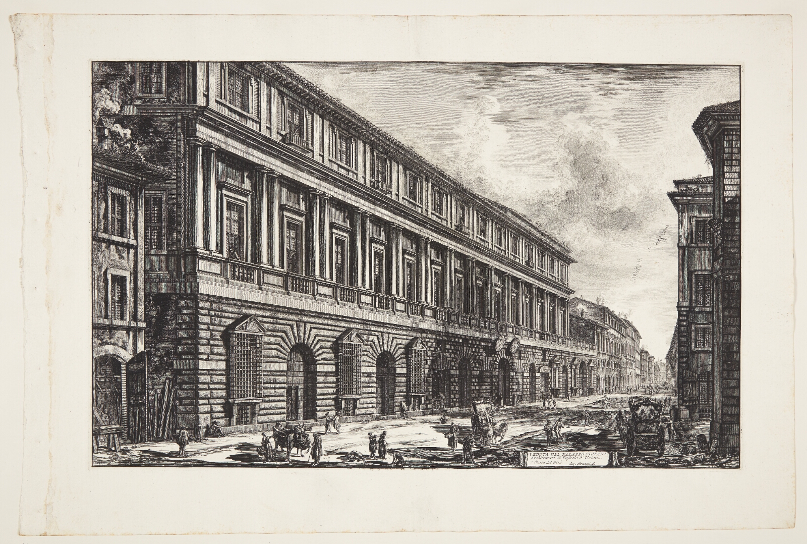 Giovanni Battista Piranesi, Palazzo Vidoni-Caffarelli, tidligere kaldet Palazzo Stoppani