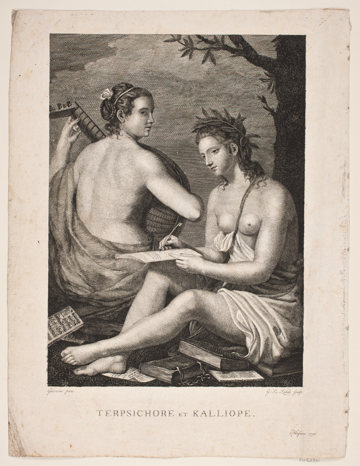 Gerhard Ludvig Lahde, Terpsichore et Kalliope