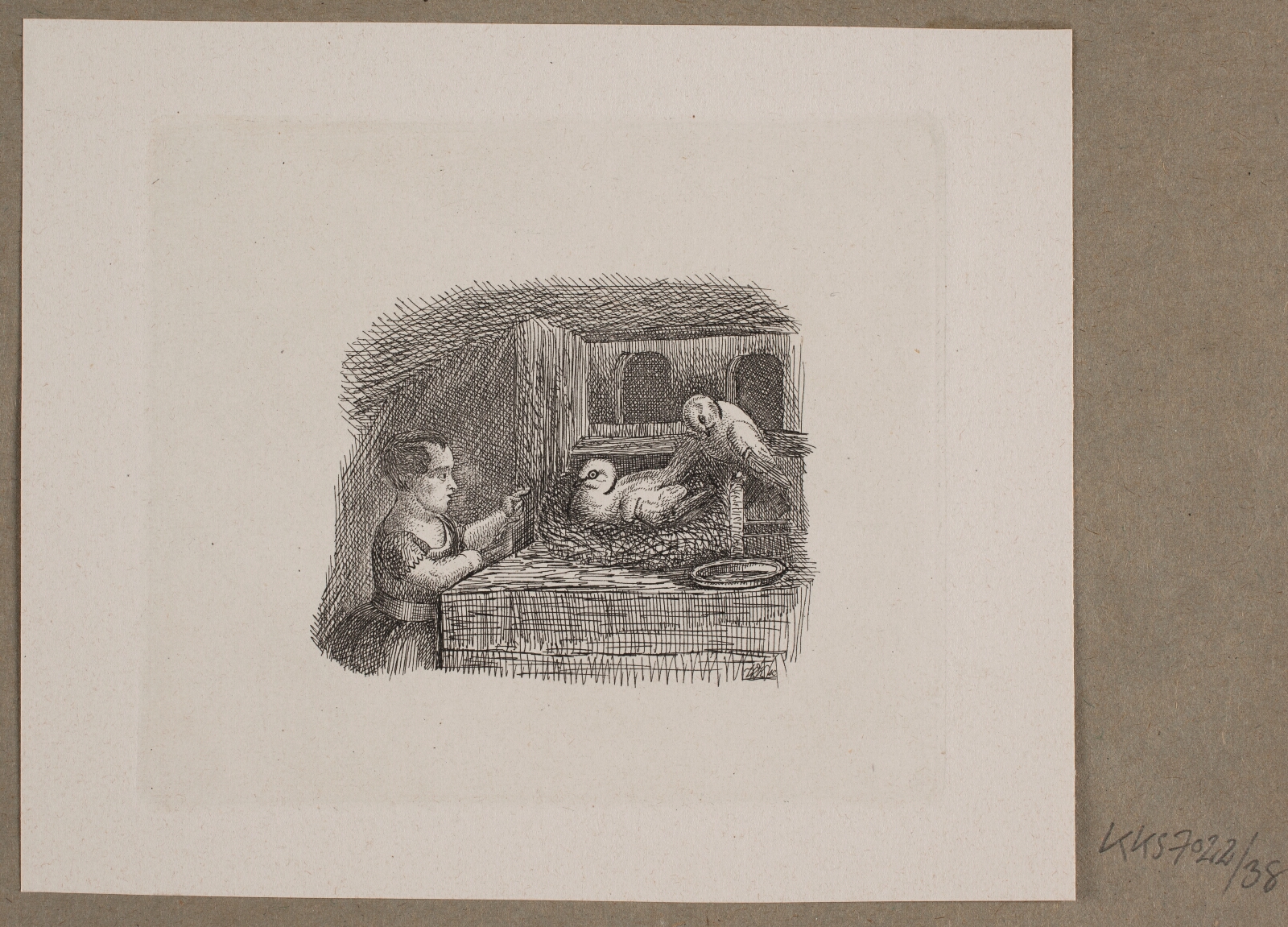 Vilhelm Kyhn, Illustration til O. Specter, "Fabler for Børn"