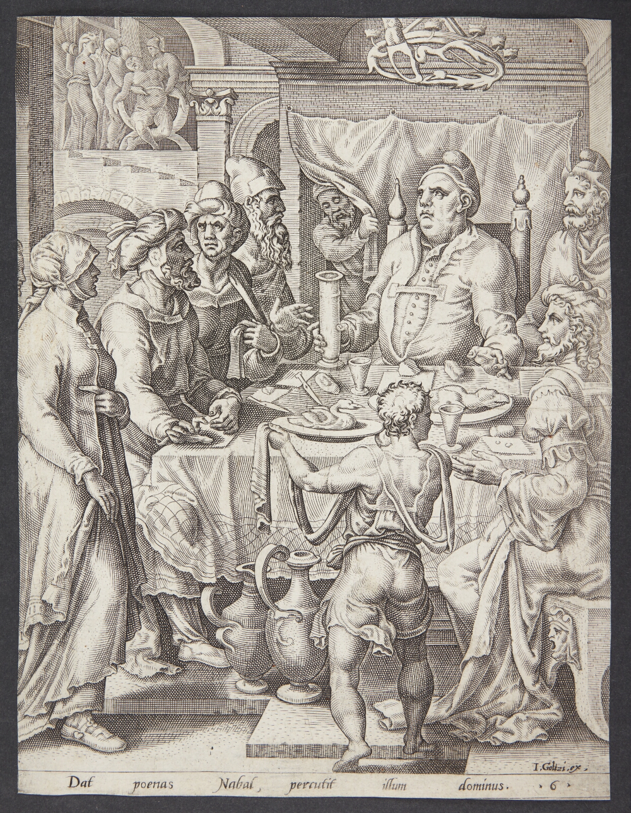 Maarten van Heemskerck, Nabals gæstebud