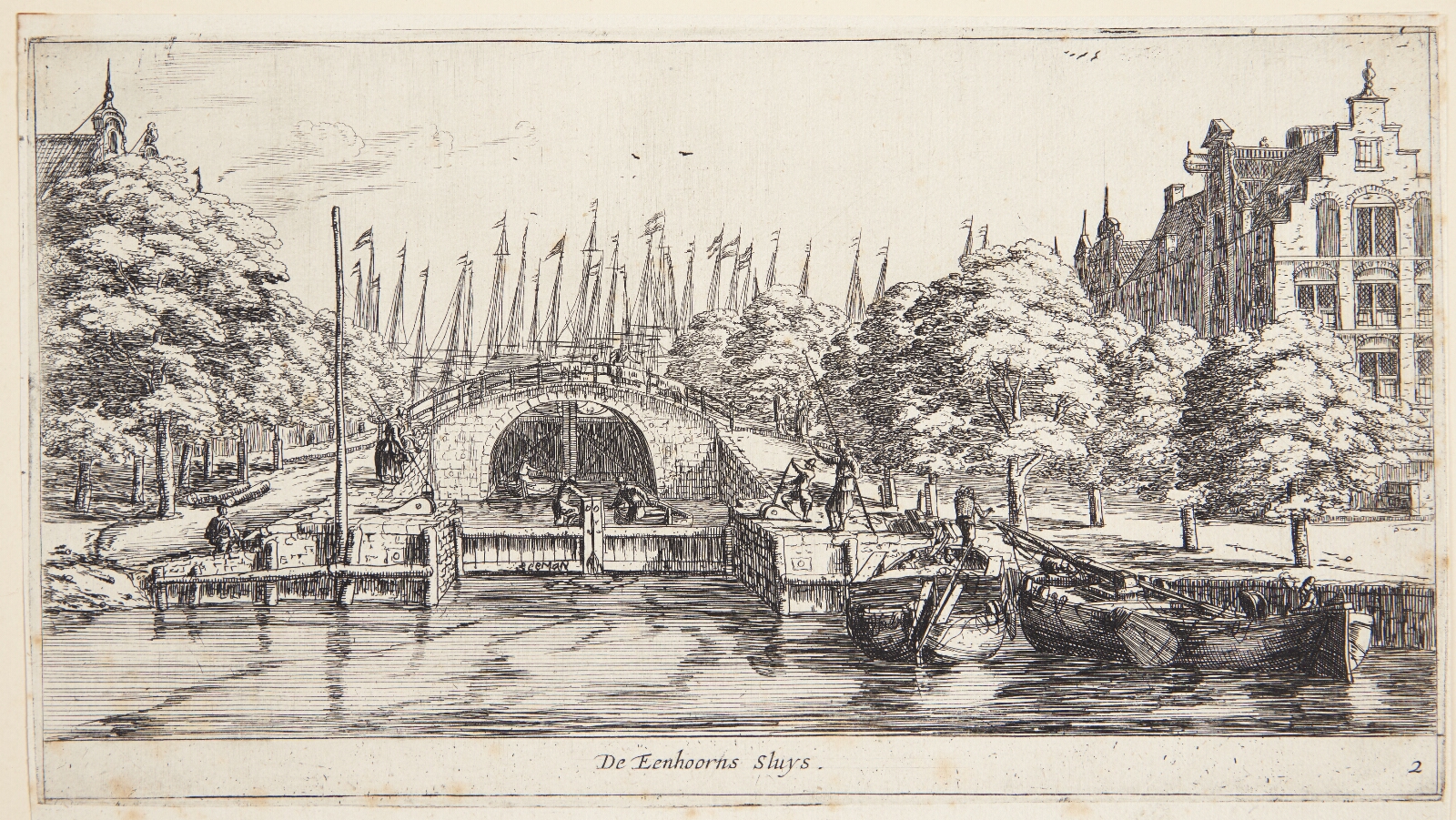 Reinier Zeeman, Eenhoorn-slusen