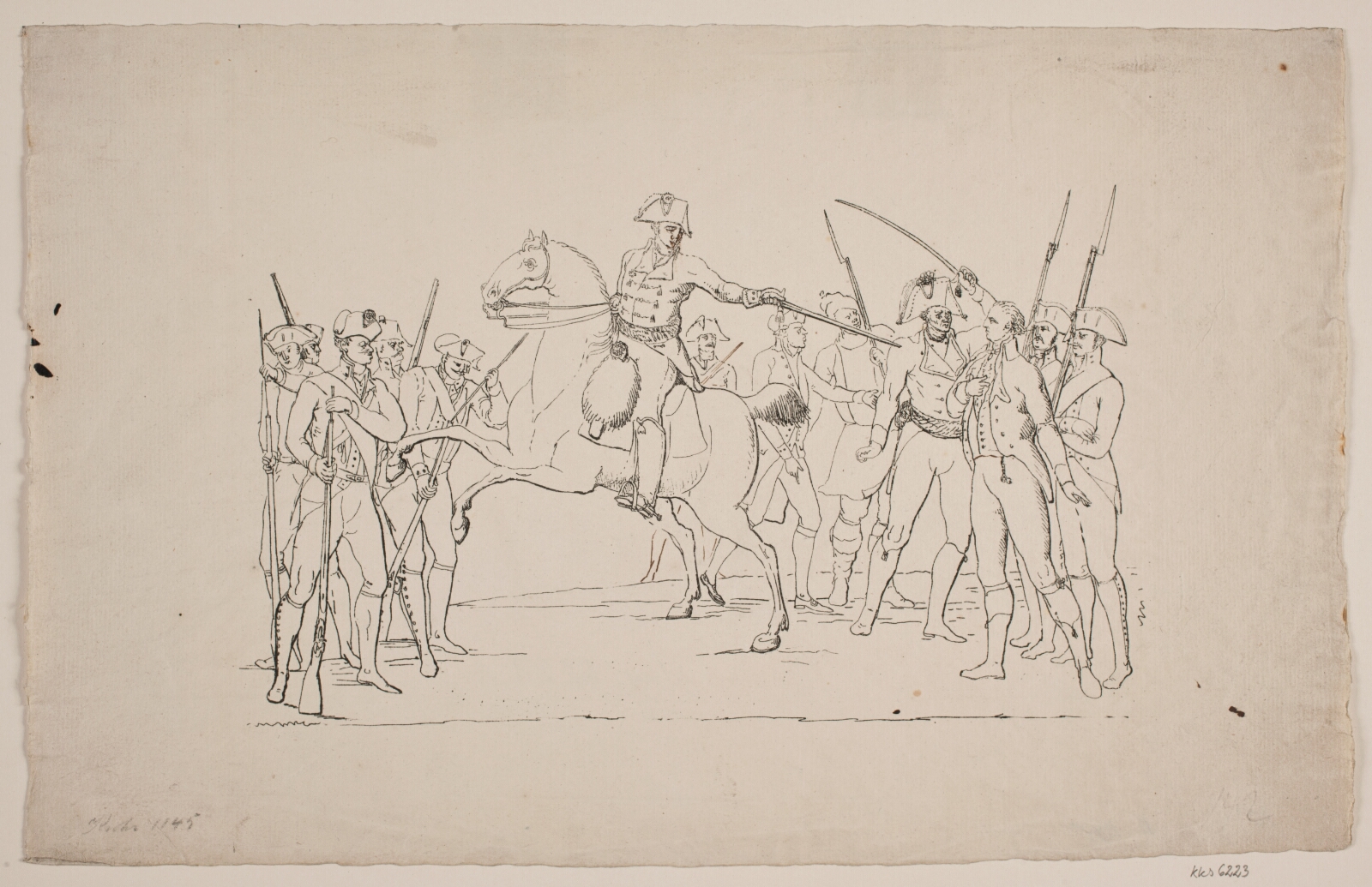 Gerhard Ludvig Lahde, En fangen Officer